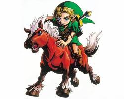 Young Link and Epona